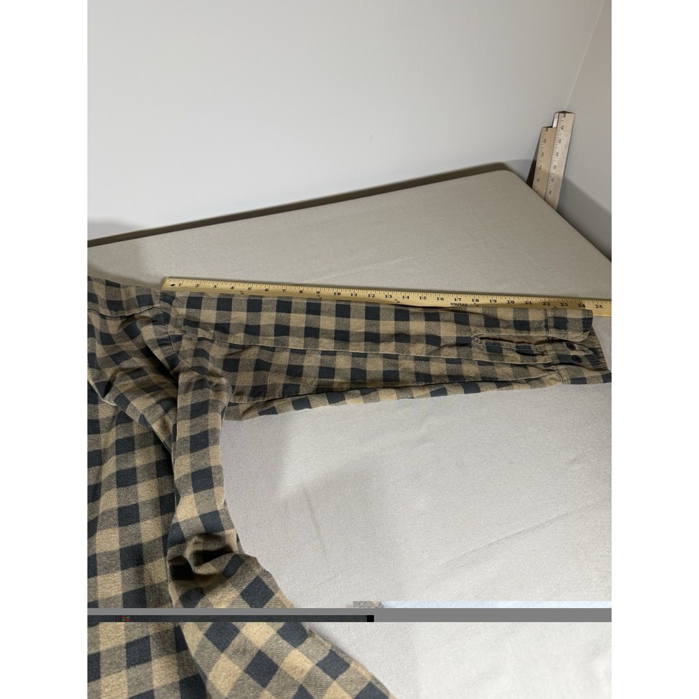 VINTAGE Fieldmaster Flannel Shirt Adult Large Buffalo Check Plaid Made In USA - Picture 13 of 14